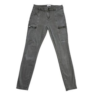 PISTOLA Women's Topanga‎ Cargo Skinny Jeans Greenish/Gray Size 27